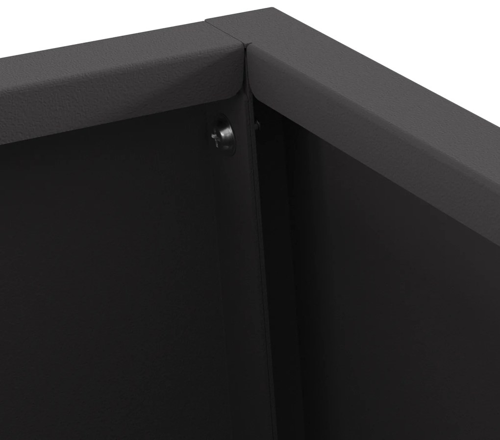 vidaXL Φωτιστικό Κάτω Χώρου Μαύρο 50x35x100 εκ. Ατσάλι