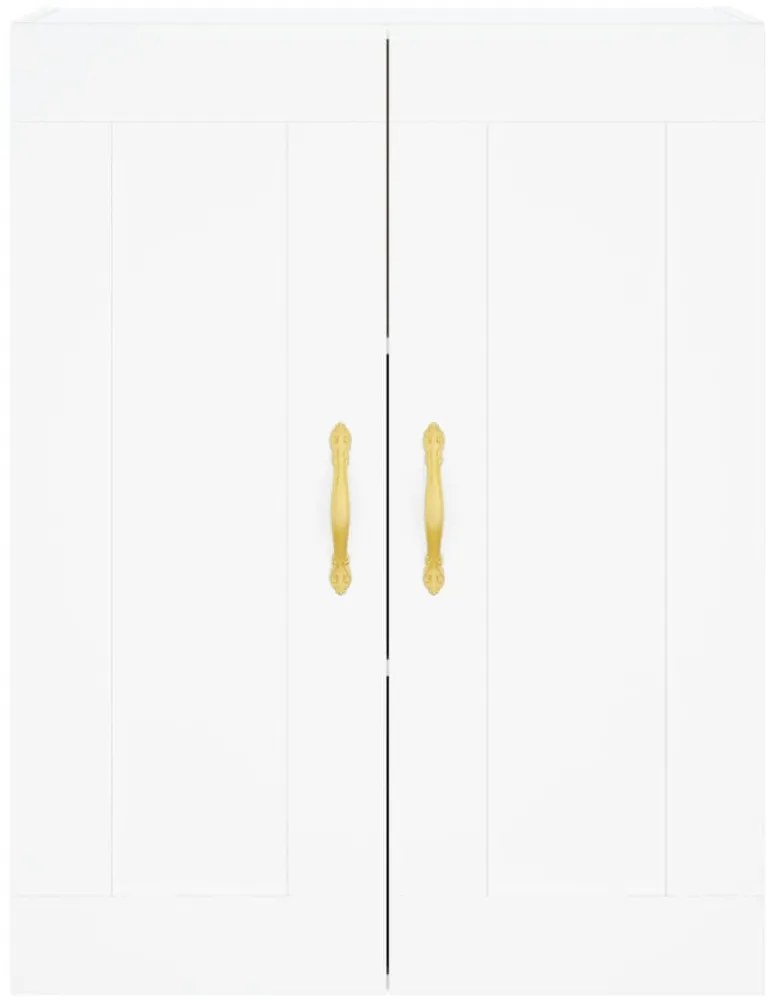 vidaXL Ντουλάπι Λευκό 69,5x34x180 εκ. από Επεξεργασμένο Ξύλο