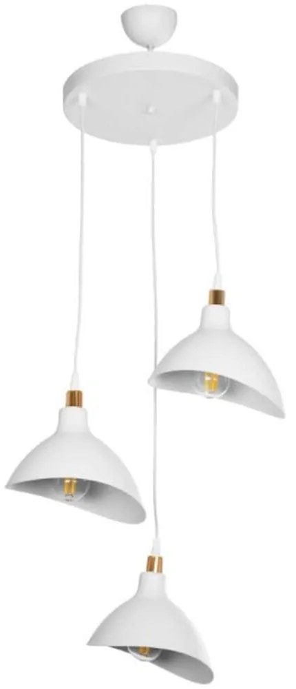 Φωτιστικό Οροφής Rive 203-0142 45x45x80cm 3xE27 White GloboStar