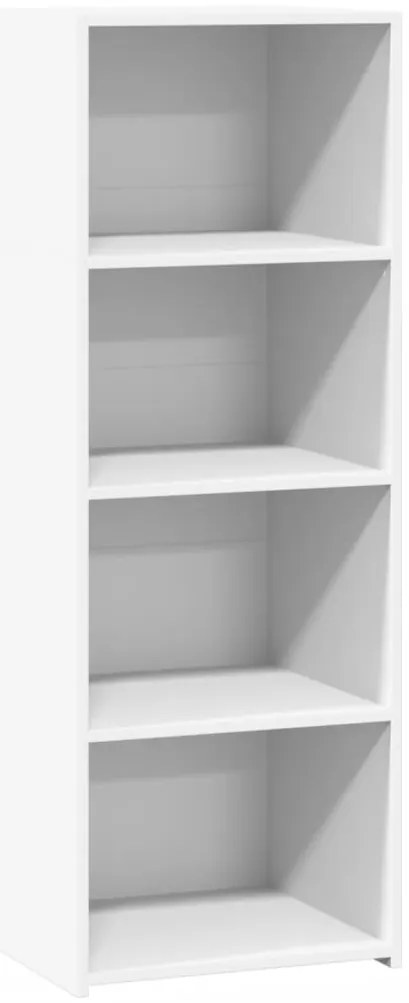 vidaXL Ντουλάπι Λευκό 45x41x124 εκ. από Επεξεργασμένο Ξύλο