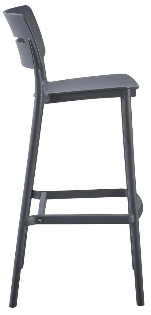 ΣΚΑΜΠΟ BAR ΠΟΛΥΠΡΟΠΥΛΕΝΙΟΥ SNOD2  ΓΚΡΙ 37,2x50x101,5Υεκ. 37.2x50x101.5 εκ.