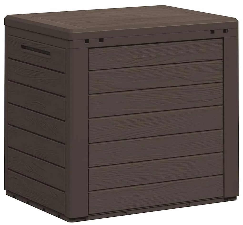 vidaXL Μπαούλο Αποθήκευσης Κήπου Καφέ 58,5x46x55 εκ. απο Πολυπ/λένιο