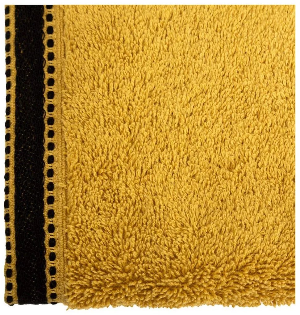 Πετσέτες 5five Simply Smart Premium Μουστάρδα βαμβάκι 550 g/m² 30 x 50 cm Φορητή