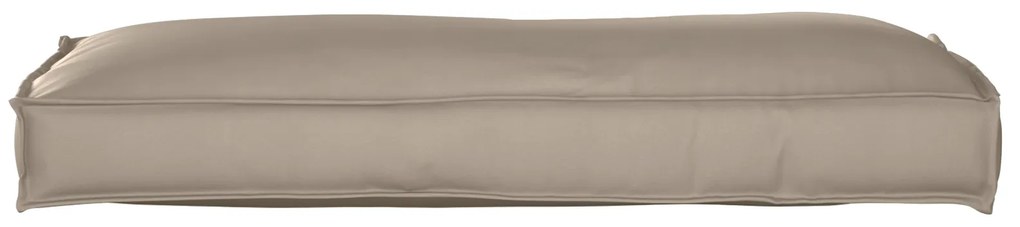 vidaXL Μαξιλάρι Παλέτας για Υποστήριξη Πλάτης Taupe 120x40x12 εκ. Υφαντό ύφασμα