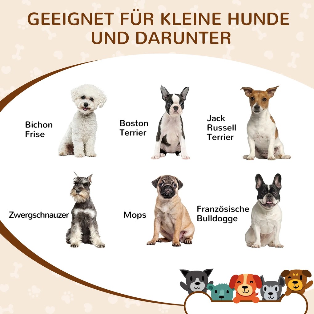 PawHut Σκυλοσπιτο, με αεραγωγούς, ανθεκτικό στις καιρικές συνθήκες, υλικό ξύλου, Μαύρο+Χρώμα ξύλου, 69 x 50 x 58,5 cm