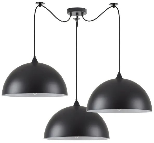 Κρεμαστό Φωτιστικό Οροφής 3xE27 Μαύρο Adept Pendant 77-8719 Homelighting-77-8719-Μαύρο 77-8719