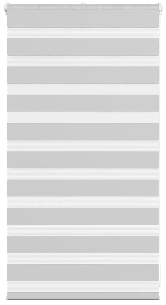 vidaXL Ζέβρα τυφλή Ανοιχτό Γκρι Πλάτος υφάσματος 85,9 εκ. Πολυεστέρας