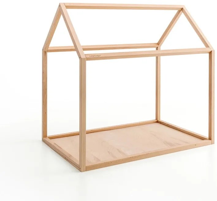 Aria Premium Κρεβατι / Σπιτακι Montessori Μπεζ 88x138-168x132cm