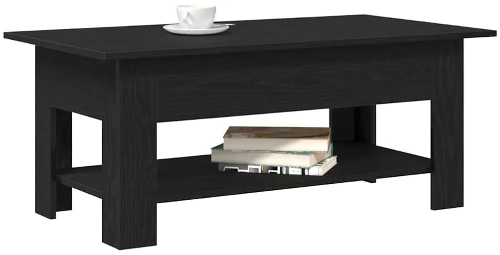 vidaXL Τραπεζάκι σαλονιού Μαύρη δρυς 102 x 55 x 42 cm