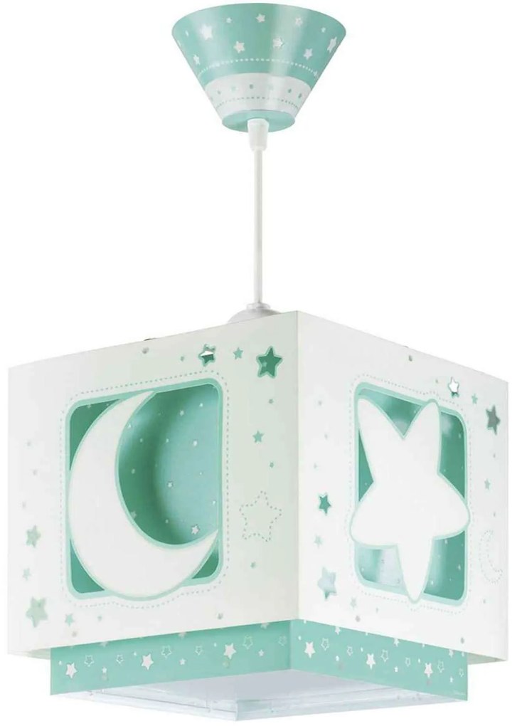 Φωτιστικό Οροφής Green Moon 63232 H White-Green Ango Polypropylene