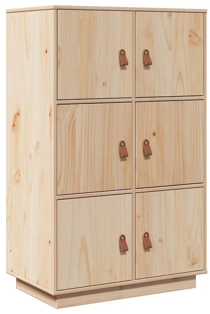 vidaXL Ντουλάπι 67 x 40 x 108,5 εκ. από Μασίφ Ξύλο Πεύκου