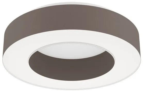 Πλαφονιέρα Φωτιστικό Οροφής LED 34W 3CCT Dimmable Τηλεχειριστήριο Guamare Eglo-39993-Καφέ 39993