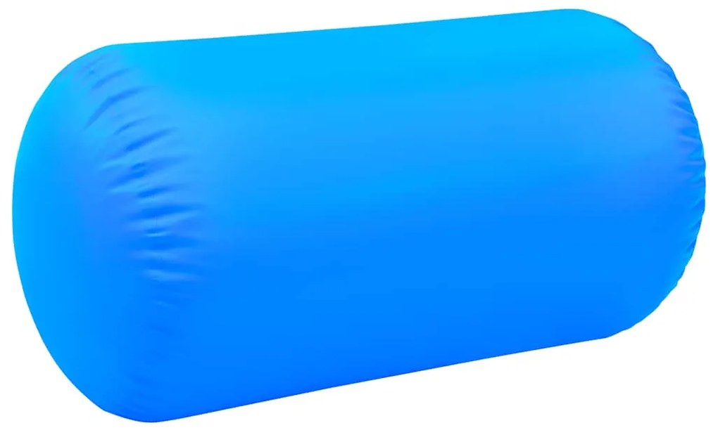 vidaXL Κύλινδρος Γυμναστικής Φουσκωτός Μπλε 120 x 75 εκ. PVC &amp; Τρόμπα