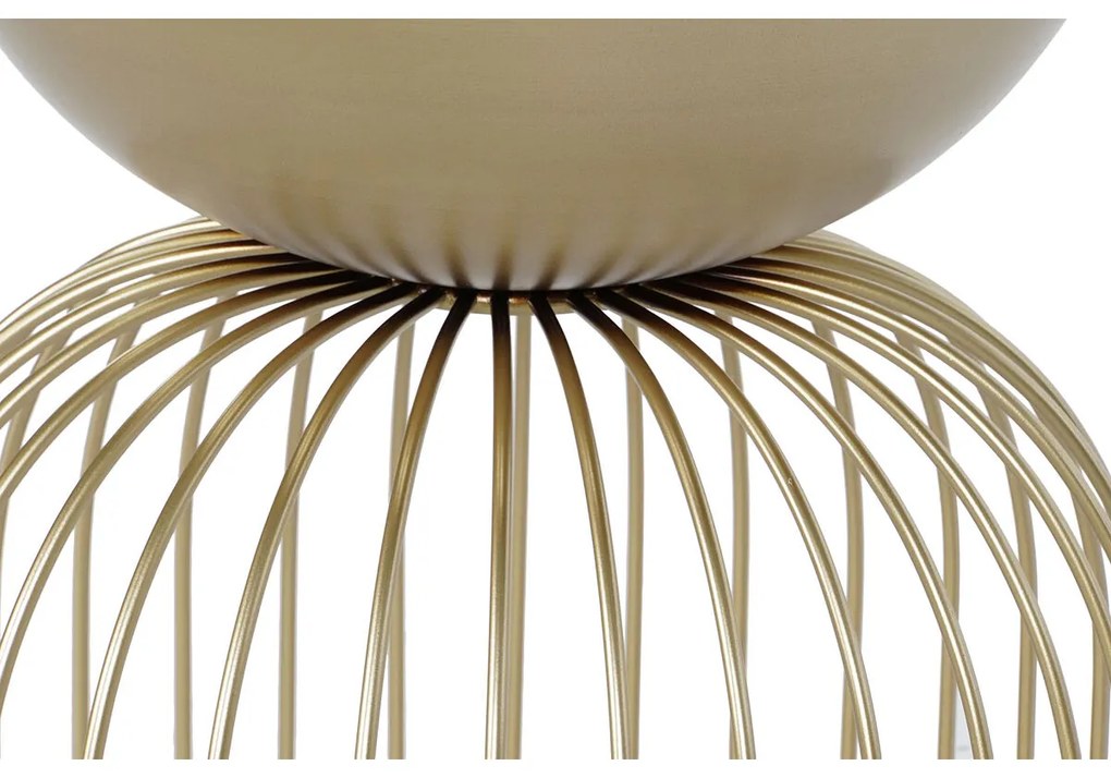 Βοηθητικό Τραπέζι DKD Home Decor 55,5 x 55,5 x 53 cm Έλατο Μέταλλο