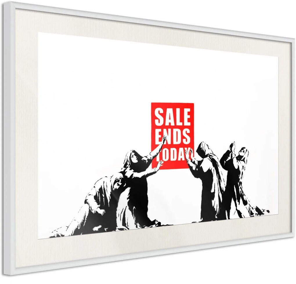 Αφίσα - Banksy: Sale Ends - 30x20 - Χρυσό - Χωρίς πασπαρτού