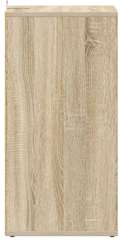 vidaXL Παπουτσοθήκη Sonoma Δρυς 31,5 x 35 x 70 εκ. από Επεξ. Ξύλο