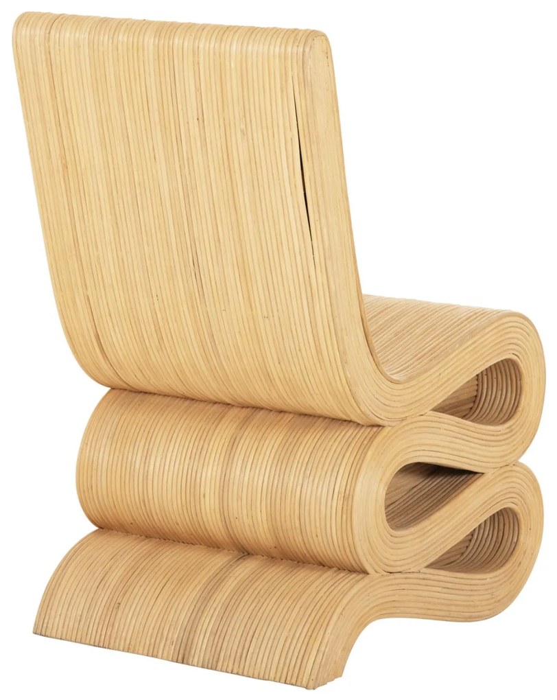 Καρέκλα - Πολυθρόνα CURVY LOUNGE2 C9885 Φυσικό Rattan 46x66x86Υεκ. 46x66x86 εκ.