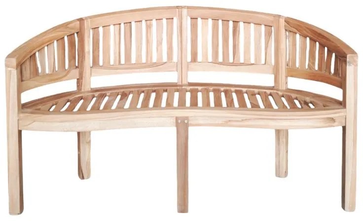 Παγκάκι τριθέσιο Coren φυσικό teak ξύλο 150x61x87εκ 150x61x87 εκ.