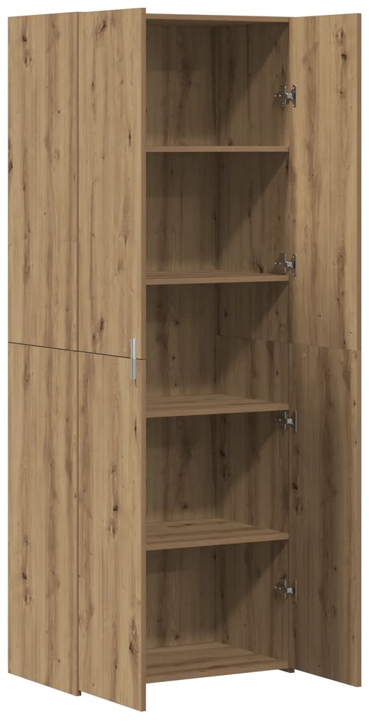 vidaXL Ψηλό Γραφείο από Δρυ 70x42.5x185 εκ. Επεξεργασμένο ξύλο