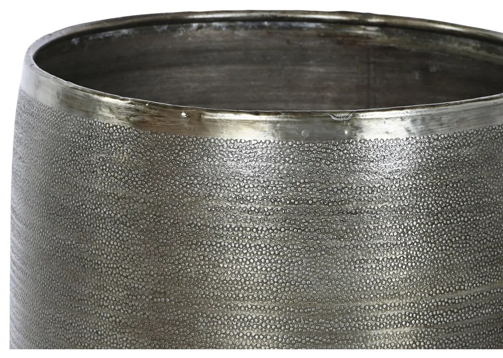 Σετ ζαρντινιέρων Home ESPRIT Χρυσό Ασημί Αλουμίνιο 34,5 x 36 x 63 cm