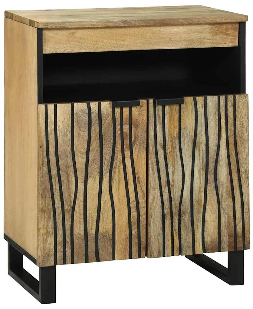 vidaXL Πλαϊνό Γραφείο Καφέ 60 x 33 x 75 cm Μασίφ ξύλο μάνγκο