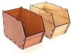 Intra ΣΕΝΤΟΥΚΙ  Ξύλινο Μπαούλο με Κούμπωμα  Κλασική Καμπύλη Σχεδίαση 50x42x10 cm Box49-00984