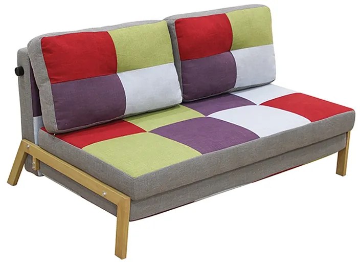 SARA Q PATCHWORK ΥΦΑΣΜΑ ΚΑΝΑΠΕΣ/ΚΡΕΒΑΤΙ 152Χ93Χ80εκ. ZITA PLUS 152Χ93Χ38-80εκ. - ΚΡΕΒ.152Χ198Χ36εκ.