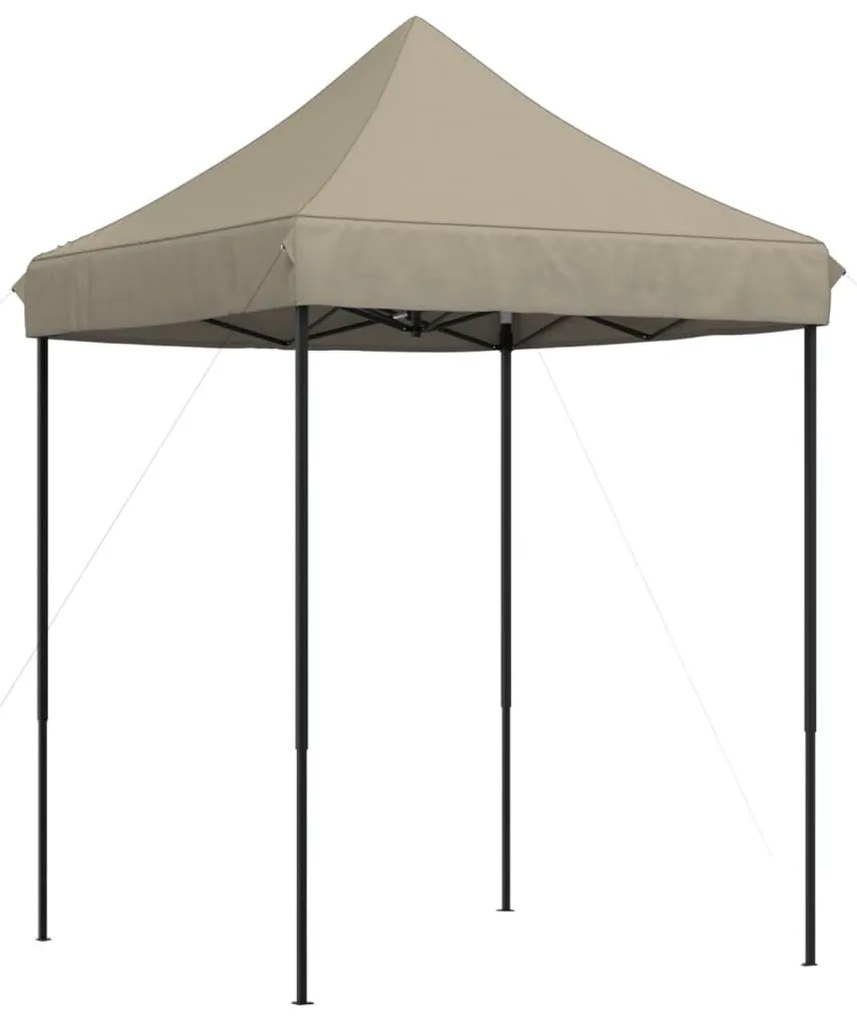 vidaXL Τέντα Εκδηλώσεων Πτυσσόμενη Pop-Up Taupe 200x200x306 εκ.