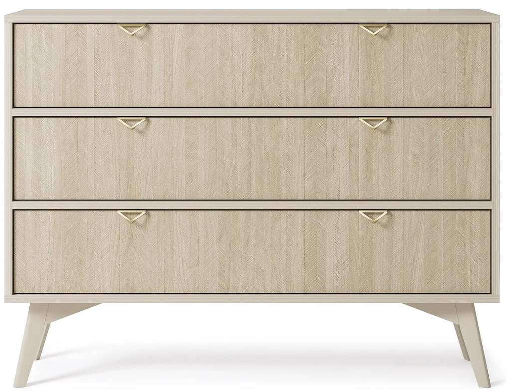 Συρταριέρα Forest μπεζ 106x81x38cm