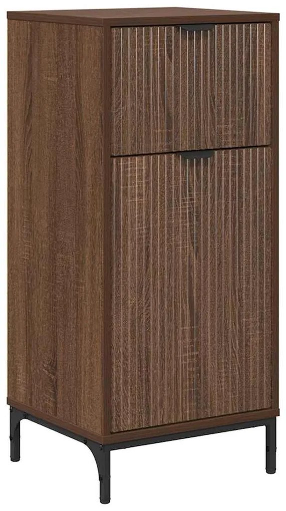 vidaXL Ντουλάπι Μπάνιου Καφέ δρυς 39.5 x 36 x 88 εκ Επεξεργασμένο ξύλο