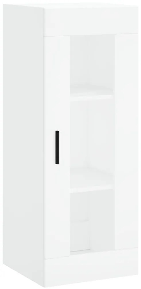 vidaXL Ντουλάπι Λευκό 34,5 x 34 x 180 εκ. από Επεξεργασμένο Ξύλο
