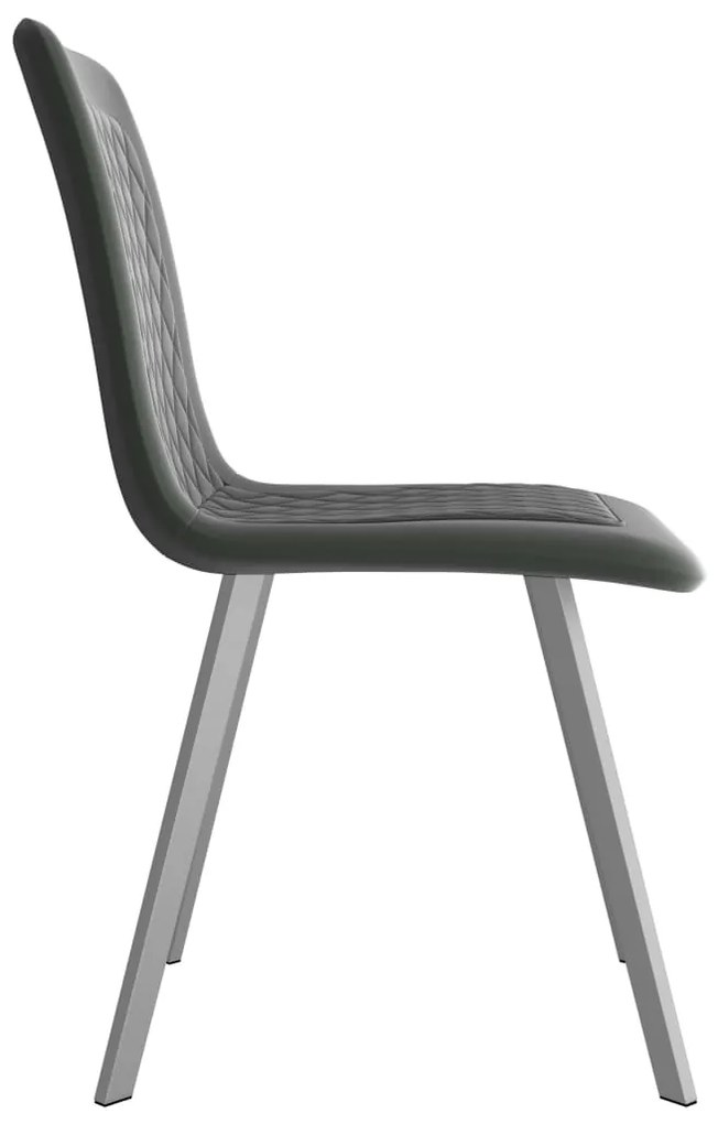 vidaXL Καρέκλες Τραπεζαρίας 2 τεμ. Γκρι Βελούδινες