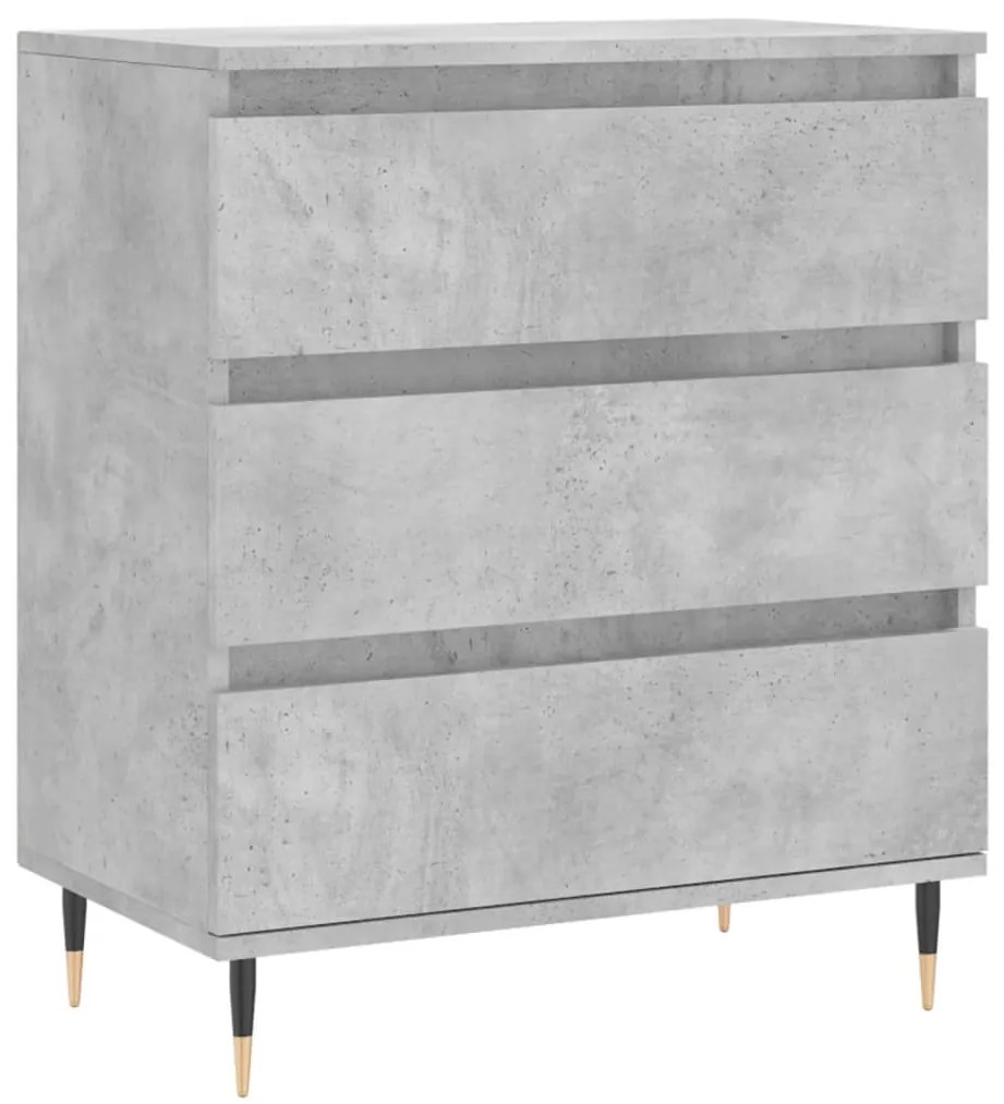 vidaXL Ντουλάπι Γκρι Σκυροδέματος 60x35x70 εκ. Επεξεργασμένο Ξύλο