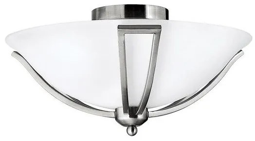 Πλαφονιέρα Φωτιστικό Οροφής 2xE27  Νίκελ   Φ42cm  Bolla HK-BOLLA-F Elstead Lighting-HK-BOLLA-F-Νίκελ Ματ HK-BOLLA-F