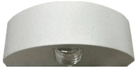 Απλίκα Φωτιστικό Τοίχου Ημικύκλιο G9 230V 22x9 IP54 Lumen-9-70566-Γκρι 9-70566