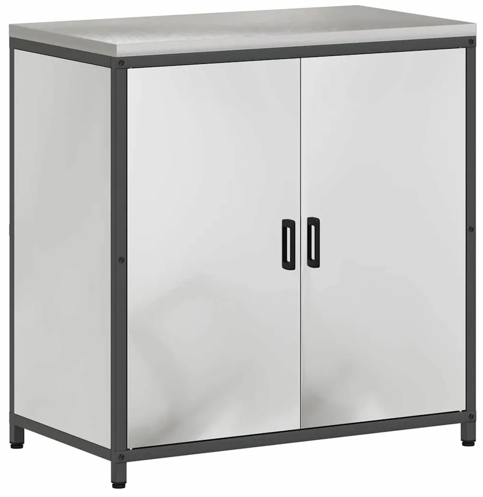 vidaXL Σετ Αποθήκευσης Κουζίνας 3 pcs Ασημί Επικαλυμμένος Χάλυβας