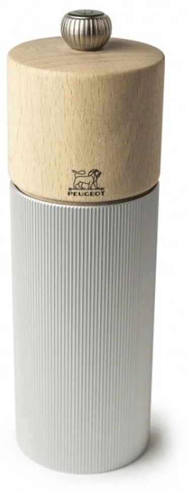 Μύλος Πιπεριού Line 39905 18cm Natural-Silver Peugeot Wood,Aluminum