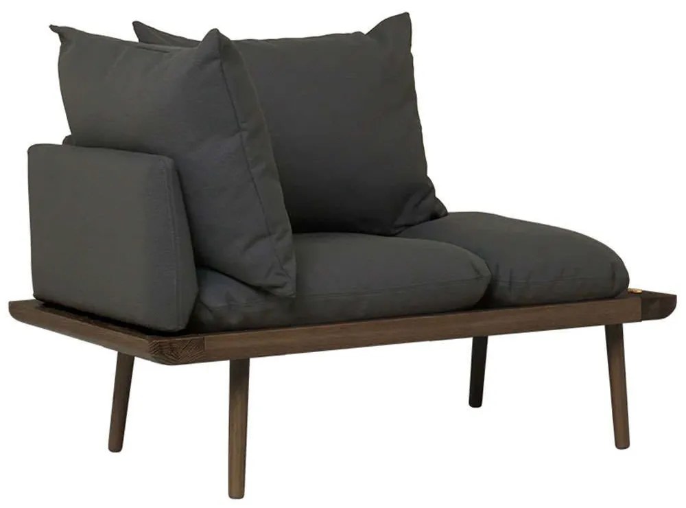 Ανάκλινδρο Lounge Around 5762C723-04 127x74,5x40,3cm Dark Oak-Dark Grey Umage