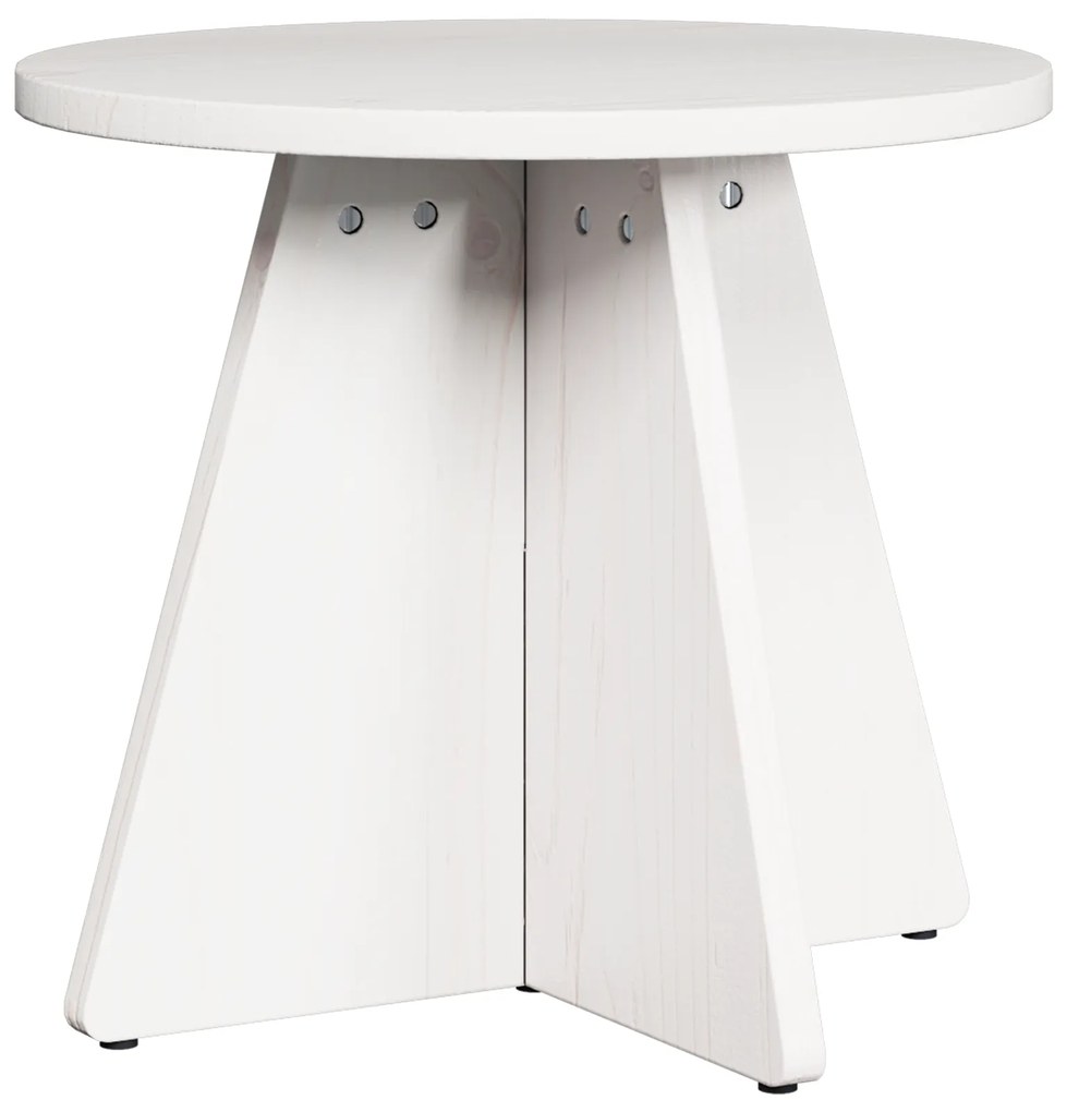 vidaXL Τραπεζάκι σαλονιού 3 pcs Λευκό 49 x 49 x 30 εκ.