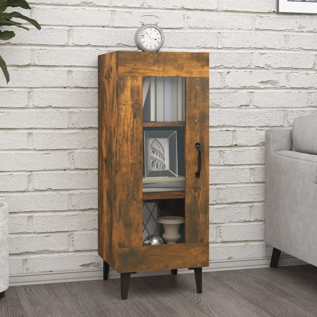 vidaXL Ντουλάπι Καπνιστή Δρυς 34,5 x 34 x 90 εκ. Επεξεργασμένο Ξύλο