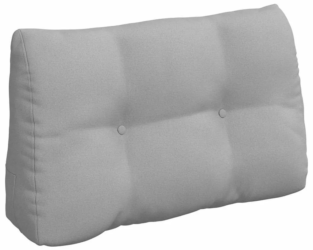 vidaXL Μαξιλάρι Πλάτης Σκίουρος Γκρί 80 x 24 x 50 εκ ύφασμα