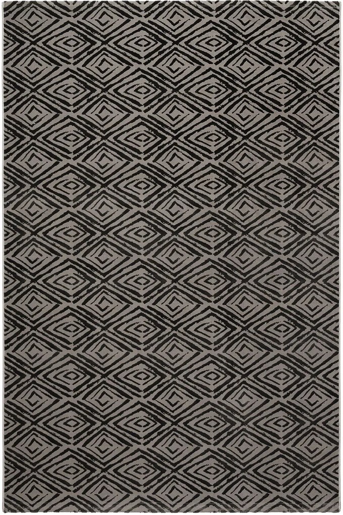 Χαλί Cezar 16614G04 Grey Βιοκαρπέτ 80X150cm