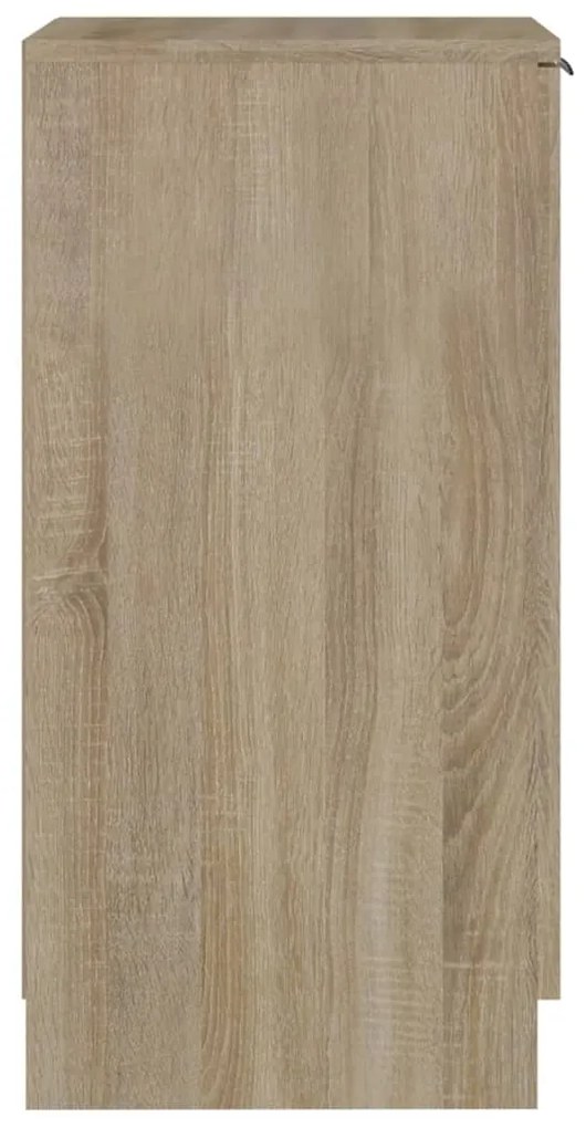 vidaXL Παπουτσοθήκη Sonoma Δρυς 30x35x70 εκ. από Επεξεργασμένο Ξύλο