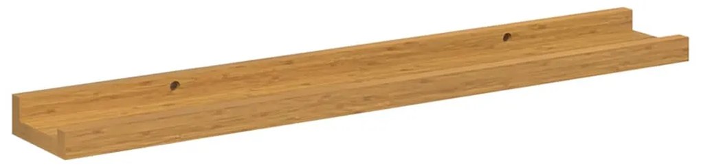 vidaXL Ράφι Τοίχου με ράφι 4 pcs Μπεζ 60 x 9 x 3 cm Επεξεργασμένο ξύλο
