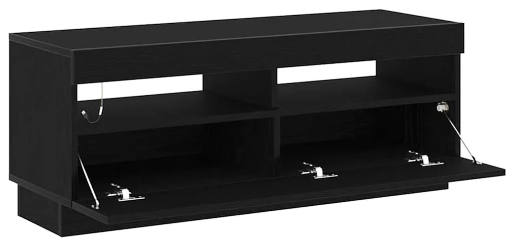 vidaXL Ντουλάπι TV Μαύρο 100 x 35 x 40 εκ Επεξεργασμένο ξύλο