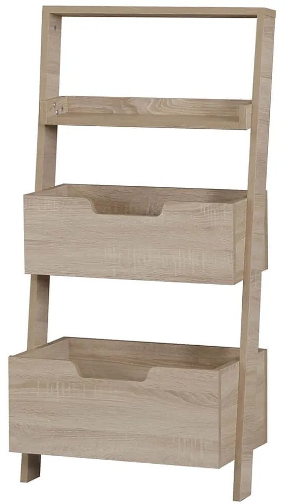 Ραφιέρα Δαπέδου Low 801CMY3611 59x35x120cm Light Oak
