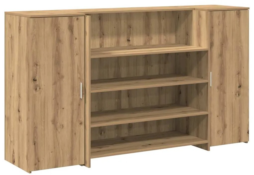 vidaXL Γραφείο υποδοχής 180x50x103,5 εκ. Επεξεργασμένο Ξύλο