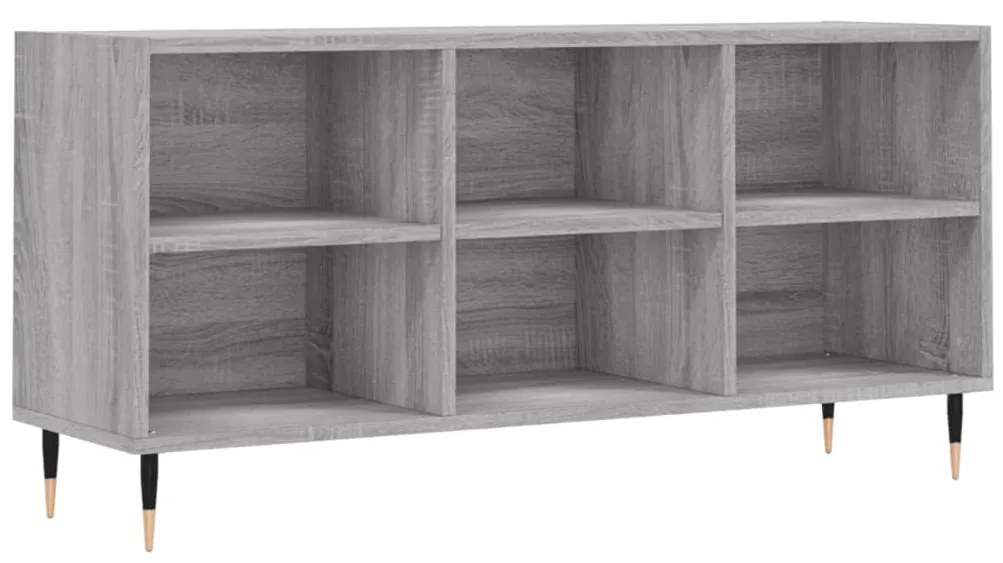 vidaXL Έπιπλο Τηλεόρασης Γκρι Sonoma 103,5x30x50 εκ Επεξεργασμένο Ξύλο