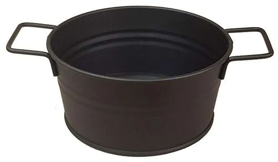 Μπωλ Σερβιρίσματος TEM121 23x16x7,5cm Black Espiel Metal