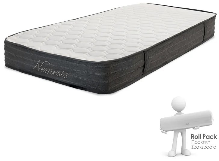 Στρώμα Nemesis pakoworld pocket spring roll pack διπλής όψης 20-22cm 100x200εκ